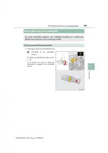 Lexus-NX-manual-del-propietario page 261 min