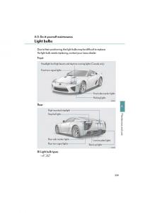 Lexus-LFA-owners-manual page 303 min