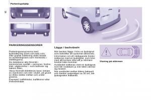 Citroen-Berlingo-Multispace-II-2-instruktionsbok page 94 min