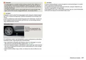 manual-Skoda-Kodiaq-Kezelesi-utmutato page 219 min