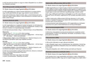 manual-Skoda-Kodiaq-Kezelesi-utmutato page 222 min