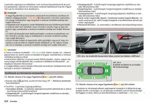 manual-Skoda-Kodiaq-Kezelesi-utmutato page 226 min