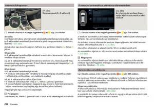 manual-Skoda-Kodiaq-Kezelesi-utmutato page 228 min