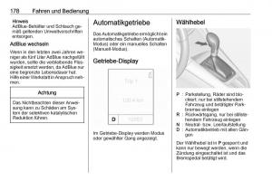 Opel-Zafira-C-Tourer-Handbuch page 180 min