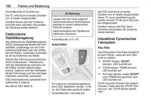 Opel-Zafira-C-Tourer-Handbuch page 188 min