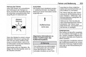 Opel-Zafira-C-Tourer-Handbuch page 205 min