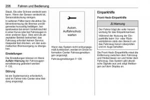 Opel-Zafira-C-Tourer-Handbuch page 208 min