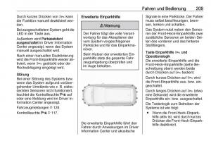 Opel-Zafira-C-Tourer-Handbuch page 211 min