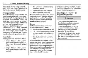 Opel-Zafira-C-Tourer-Handbuch page 214 min