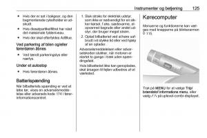 manual--Opel-Zafira-C-Tourer-Bilens-instruktionsbog page 127 min