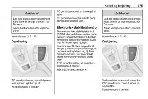 manual--Opel-Zafira-C-Tourer-Bilens-instruktionsbog page 177 min