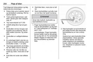 manual--Opel-Zafira-C-Tourer-Bilens-instruktionsbog page 256 min