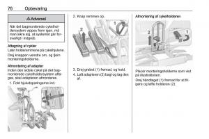 manual--Opel-Zafira-C-Tourer-Bilens-instruktionsbog page 78 min