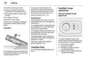 Opel-Zafira-C-Tourer-owners-manual page 140 min