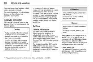 Opel-Zafira-C-Tourer-owners-manual page 166 min