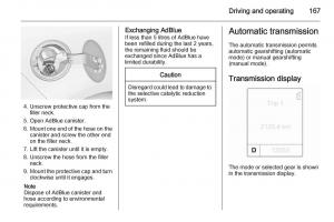 Opel-Zafira-C-Tourer-owners-manual page 169 min