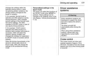 Opel-Zafira-C-Tourer-owners-manual page 179 min