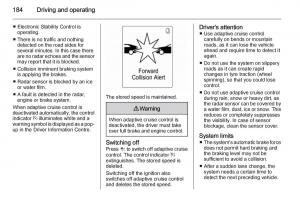 Opel-Zafira-C-Tourer-owners-manual page 186 min