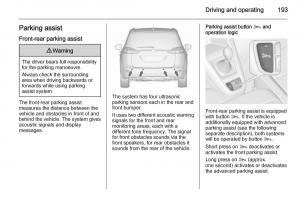 Opel-Zafira-C-Tourer-owners-manual page 195 min