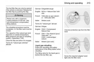 Opel-Zafira-C-Tourer-owners-manual page 215 min