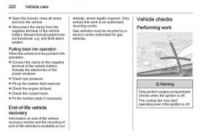 Opel-Zafira-C-Tourer-owners-manual page 224 min