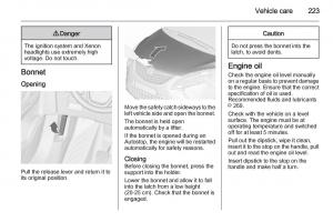 Opel-Zafira-C-Tourer-owners-manual page 225 min