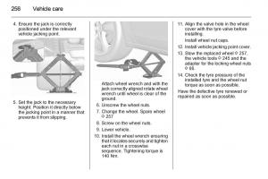 Opel-Zafira-C-Tourer-owners-manual page 258 min