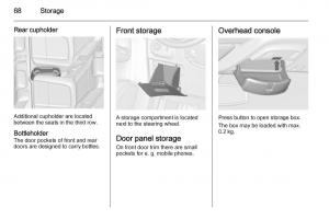 Opel-Zafira-C-Tourer-owners-manual page 70 min