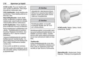 Opel-Zafira-C-Tourer-omistajan-kasikirja page 218 min