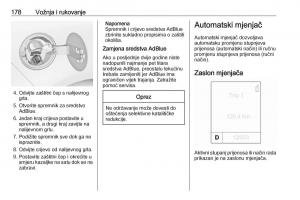 Opel-Zafira-C-Tourer-vlasnicko-uputstvo page 180 min