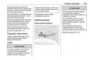 Opel-Zafira-C-Tourer-vlasnicko-uputstvo page 185 min