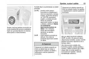 Opel-Zafira-C-Tourer-vlasnicko-uputstvo page 63 min