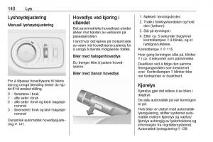 manual--Opel-Zafira-C-Tourer-bruksanvisningen page 142 min