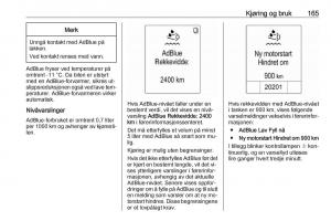 manual--Opel-Zafira-C-Tourer-bruksanvisningen page 167 min