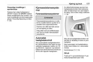 manual--Opel-Zafira-C-Tourer-bruksanvisningen page 179 min