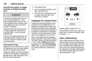 manual--Opel-Zafira-C-Tourer-bruksanvisningen page 192 min