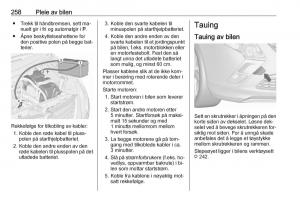 manual--Opel-Zafira-C-Tourer-bruksanvisningen page 260 min