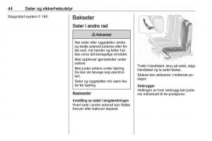 manual--Opel-Zafira-C-Tourer-bruksanvisningen page 46 min