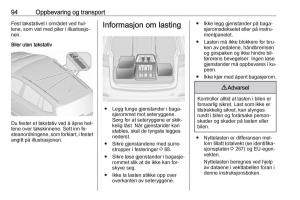 manual--Opel-Zafira-C-Tourer-bruksanvisningen page 96 min