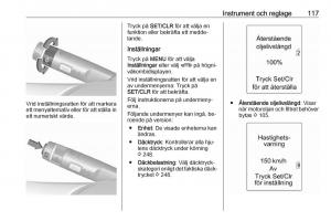 Opel-Zafira-C-Tourer-instruktionsbok page 119 min