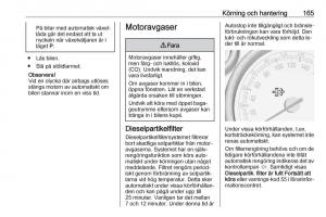 Opel-Zafira-C-Tourer-instruktionsbok page 167 min