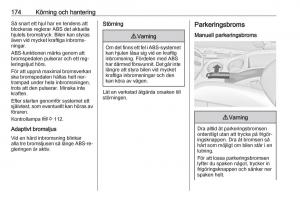 Opel-Zafira-C-Tourer-instruktionsbok page 176 min