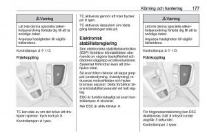 Opel-Zafira-C-Tourer-instruktionsbok page 179 min