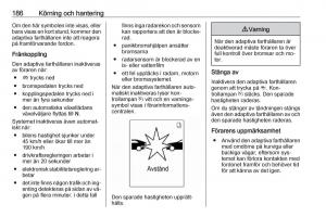 Opel-Zafira-C-Tourer-instruktionsbok page 188 min