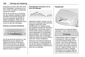 Opel-Zafira-C-Tourer-instruktionsbok page 190 min