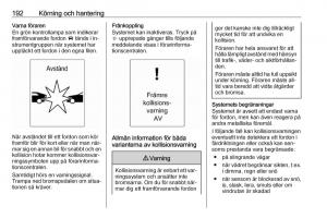 Opel-Zafira-C-Tourer-instruktionsbok page 194 min