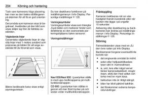 Opel-Zafira-C-Tourer-instruktionsbok page 206 min