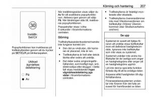 Opel-Zafira-C-Tourer-instruktionsbok page 209 min