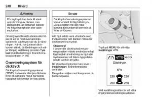 Opel-Zafira-C-Tourer-instruktionsbok page 250 min