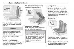 Opel-Zafira-C-Tourer-instruktionsbok page 46 min